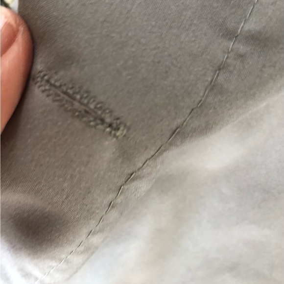 HIG Gray Cascading Ruffle Shower Curtain 72X72 100% Polyester Boho Theme Bath - Picture 5 of 5